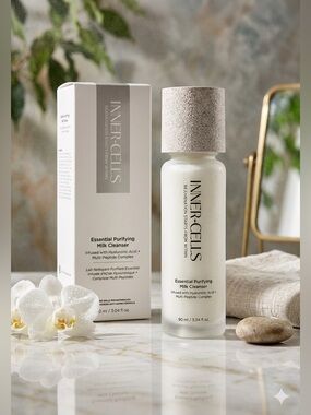 INNER-CELLS Essential Purifying Milk Cleanser WMulti-Peptides - Retail $130